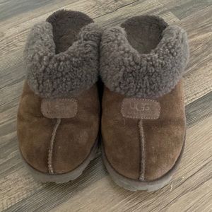 Brown Ugg slippers